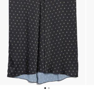 Vince Black and White Patterned Skirt